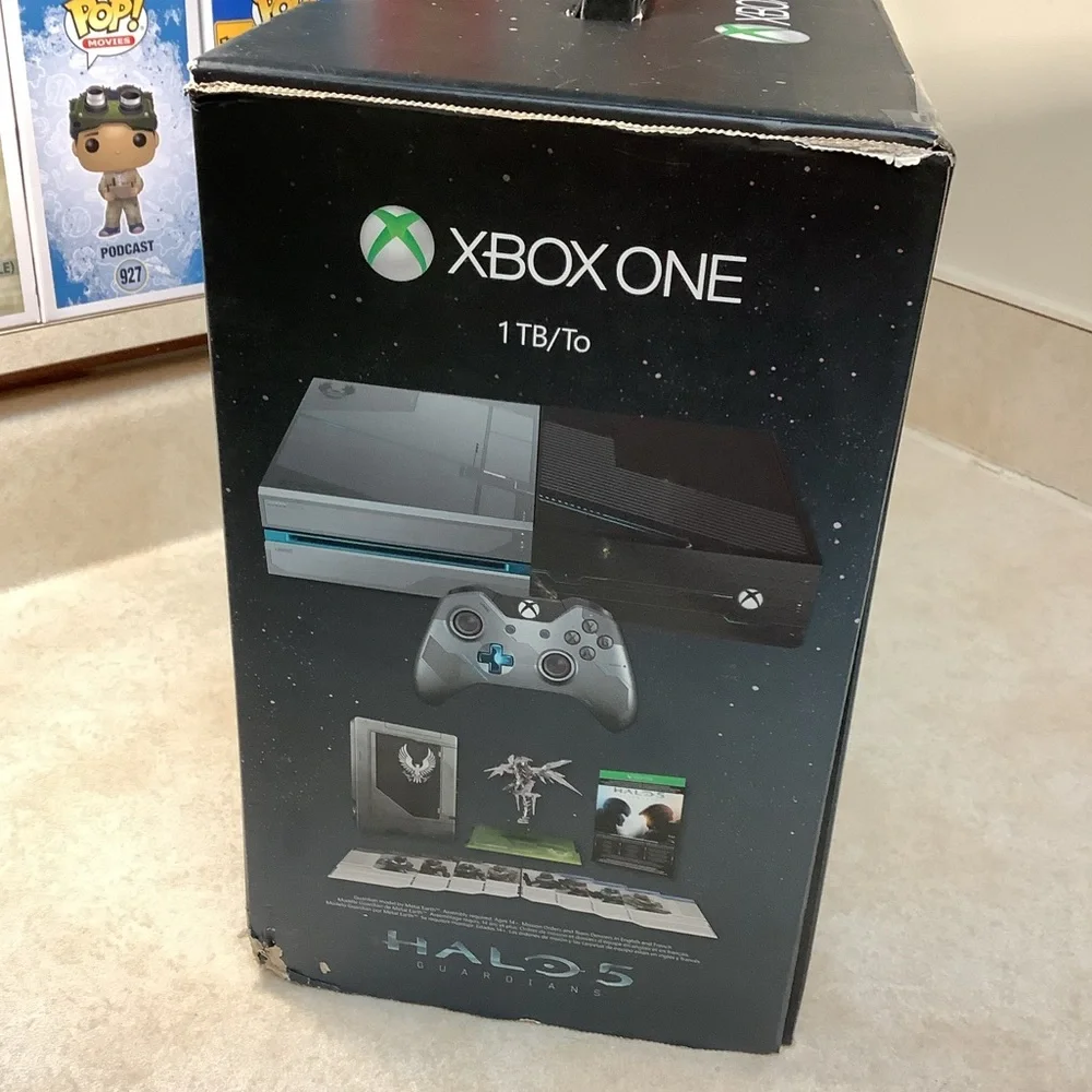 Microsoft XBOX ONE HALO 5 Guardians 1 TB Empty Box - No Inserts - No Console